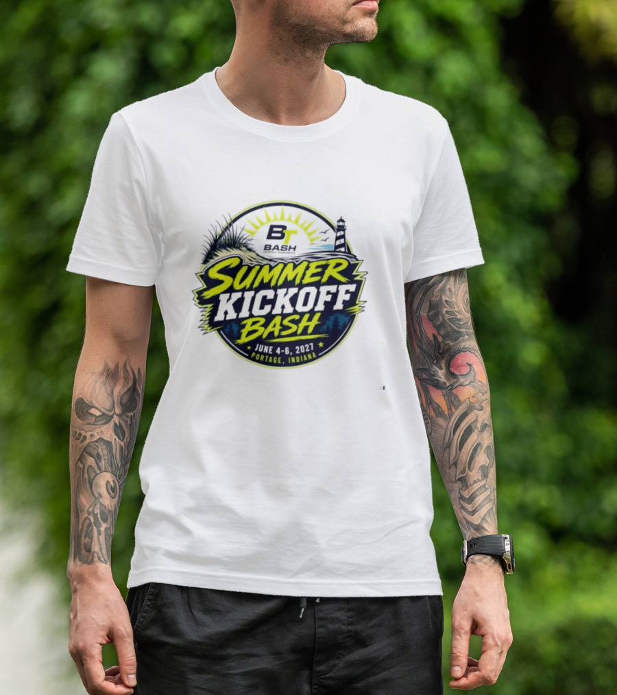 Portage Indiana Summer Kickoff Bash ET Bash Softball Event T-Shirt