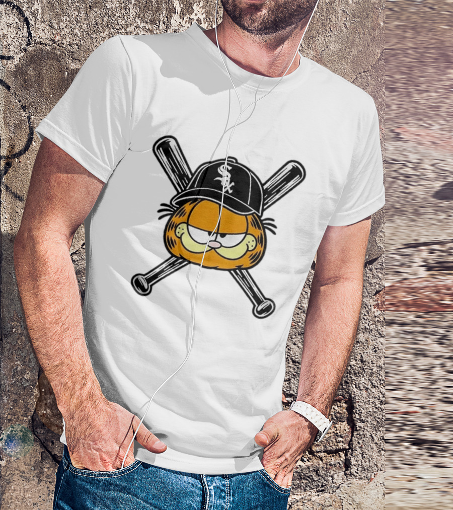 White Sox South Side Garfield Baseball T-Shirt