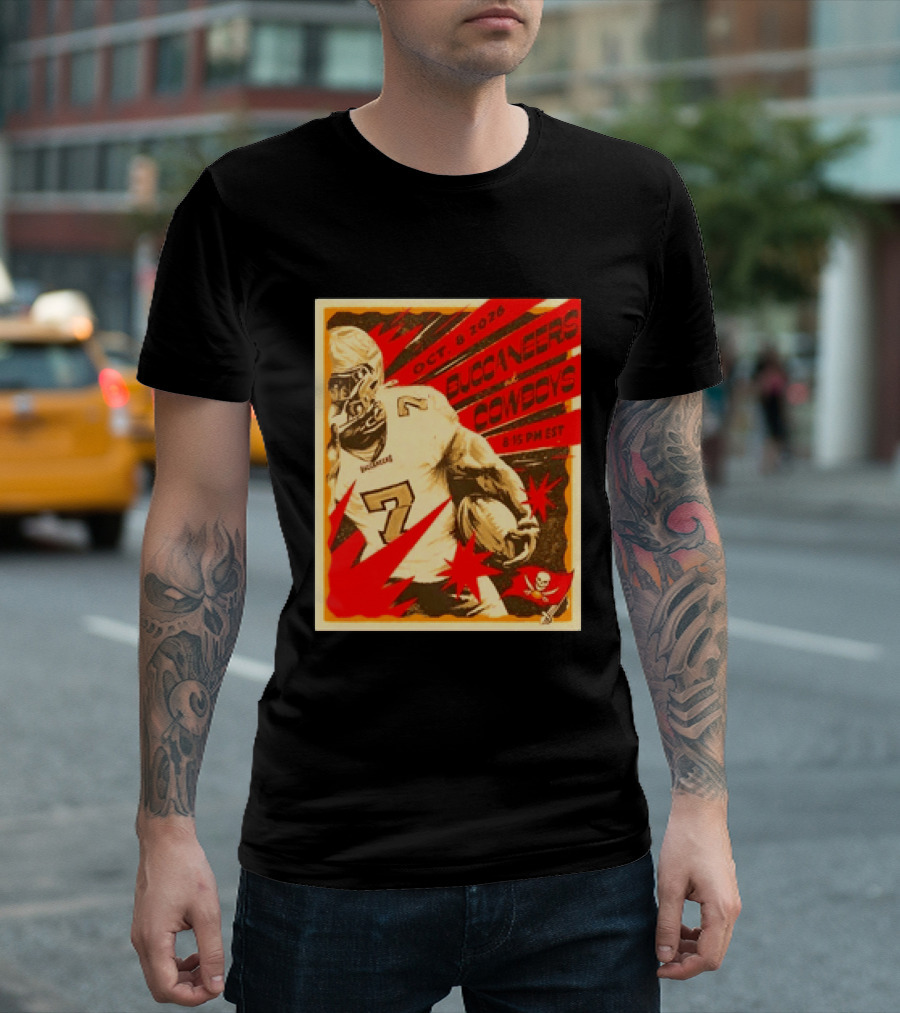 Buccaneers At Cowboys October 8 2026 8:15 PM EST T-Shirt