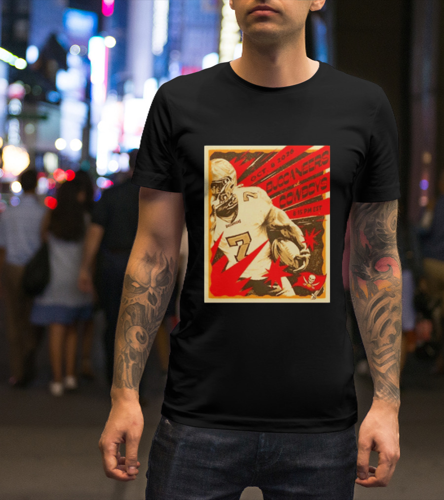 Buccaneers At Cowboys October 8 2026 8:15 PM EST T-Shirt