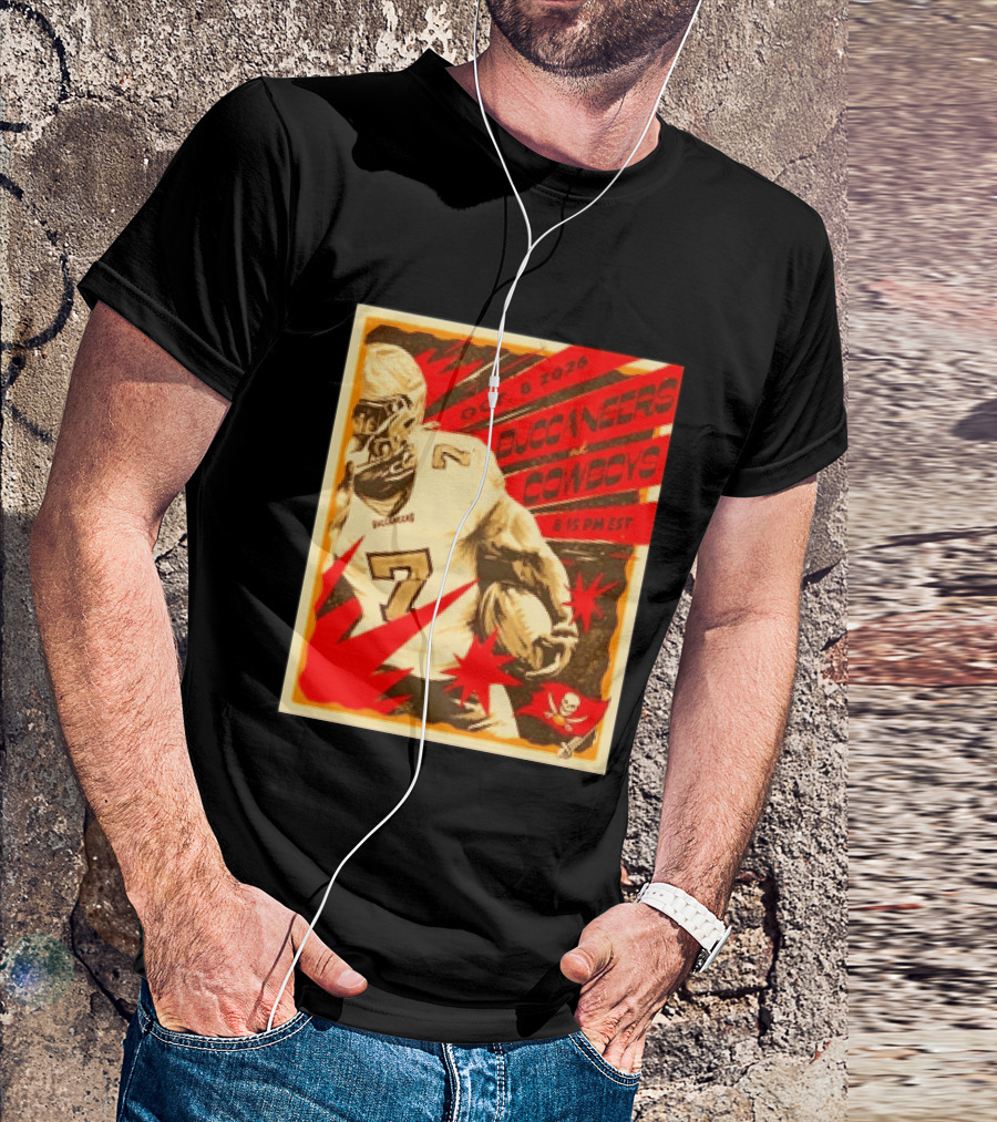 Buccaneers At Cowboys October 8 2026 8:15 PM EST T-Shirt