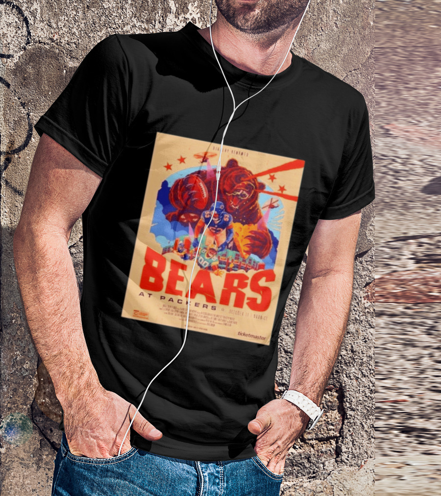 Rivalry Renewed Bears At Packers October 11 Noon CT Ticketmaster T-Shirt