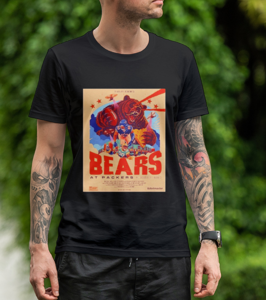 Rivalry Renewed Bears At Packers October 11 Noon CT Ticketmaster T-Shirt