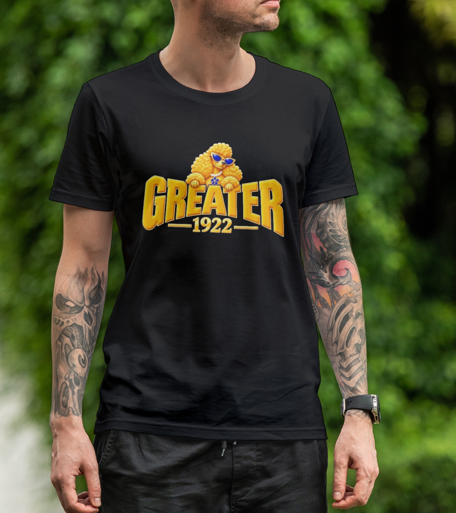 Poodle Sorority Greater 1922 Retro Sunglasses T-Shirt