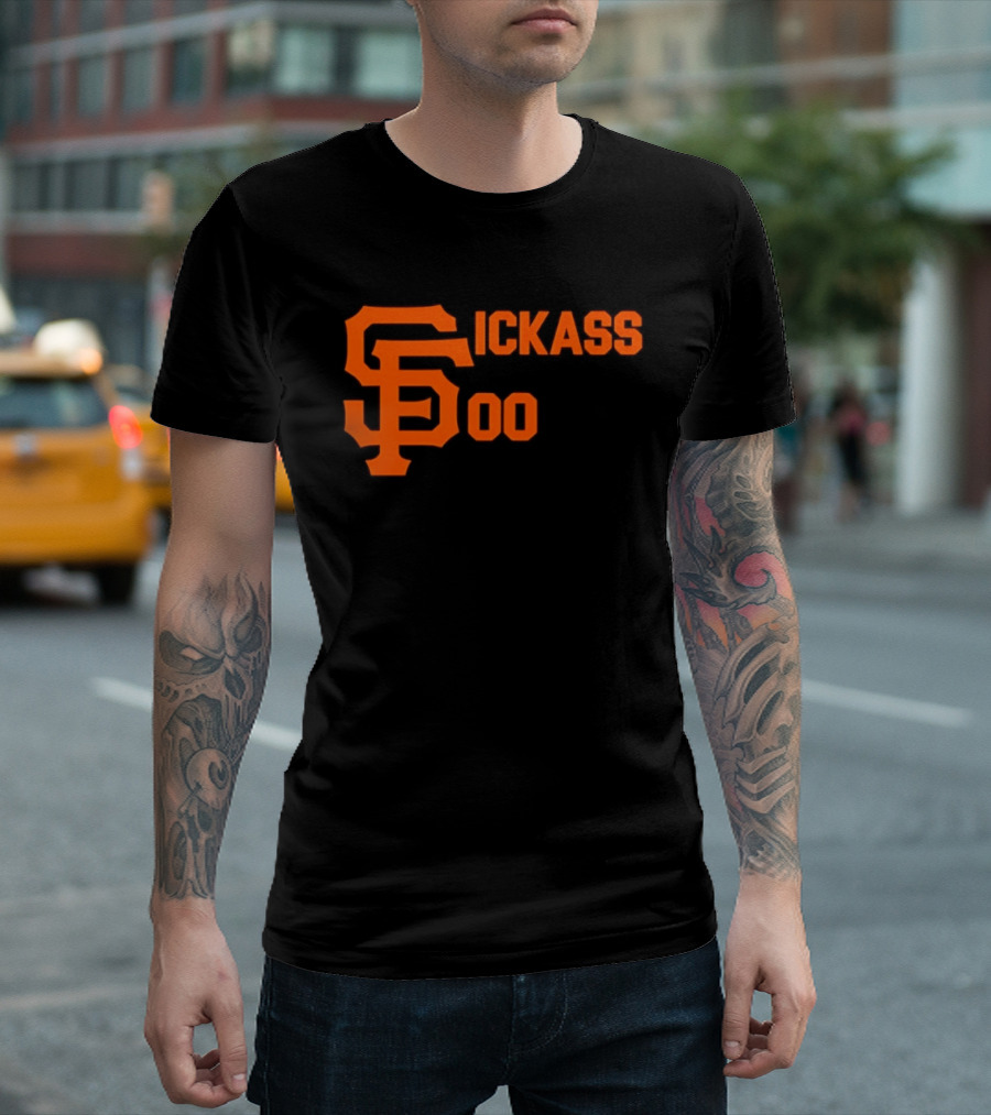 San Francisco Giants Sickass 00 MLB Baseball Team Sports Fan T-Shirt