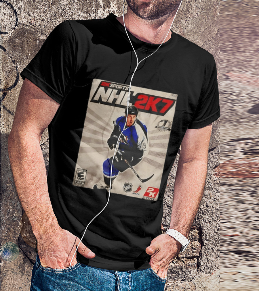 2K Sports NHL 2K7 Joe Thornton 19 Rated Number 1 NHL Game 2007 T-Shirt