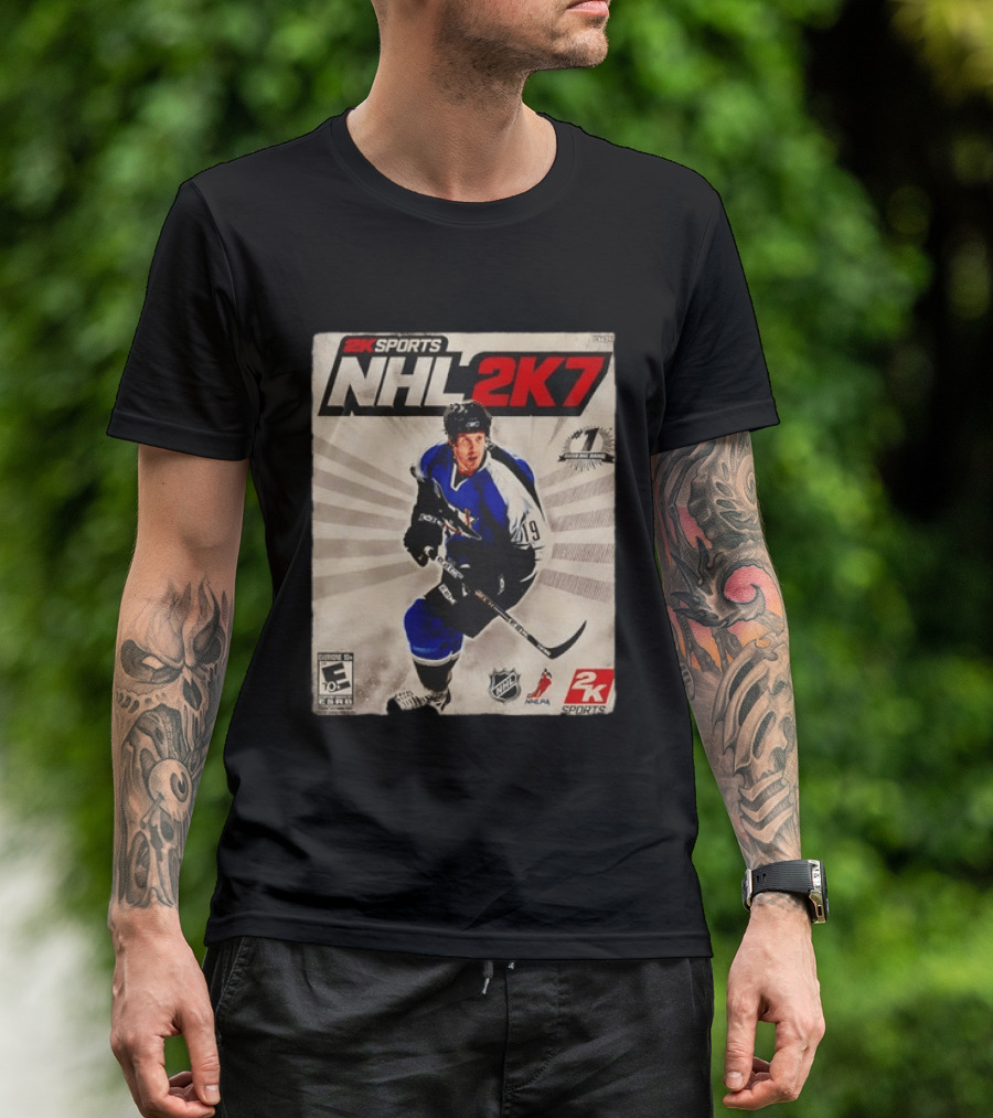 2K Sports NHL 2K7 Joe Thornton 19 Rated Number 1 NHL Game 2007 T-Shirt