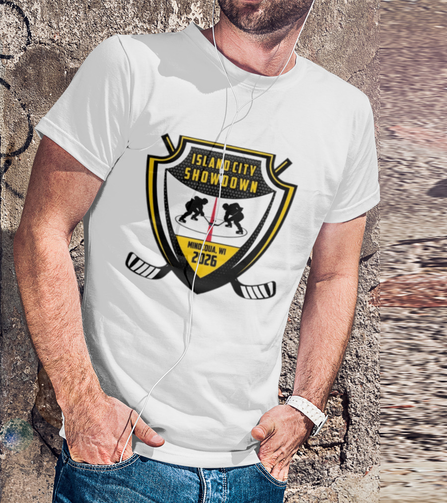 Island City Showdown Minocqua WI 2026 Hockey Event T-Shirt