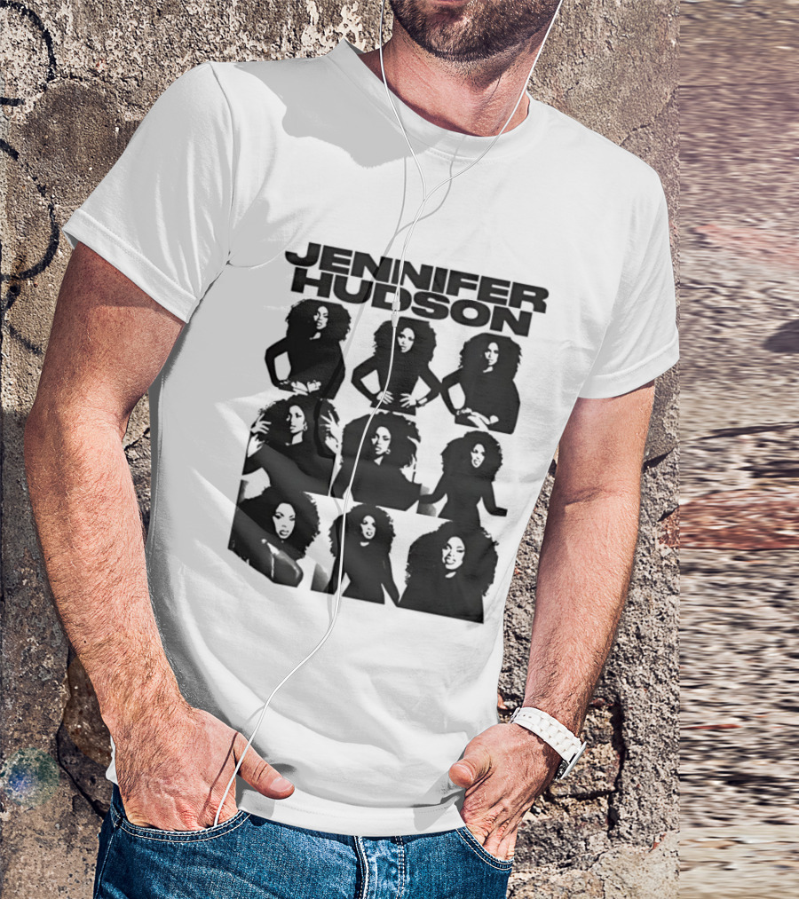 Jennifer Hudson Singer Actress Icons Collection T-Shirt