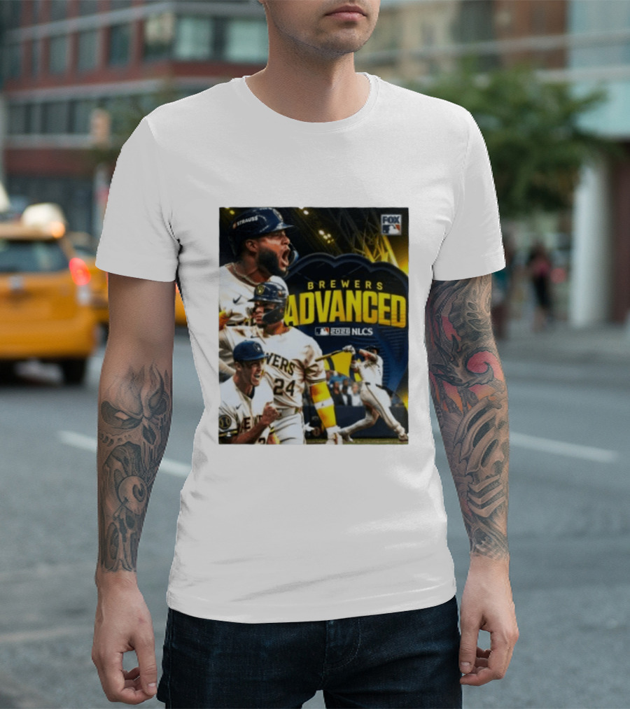 Brewers Advanced 2026 NLCS MLB Fox T-Shirt
