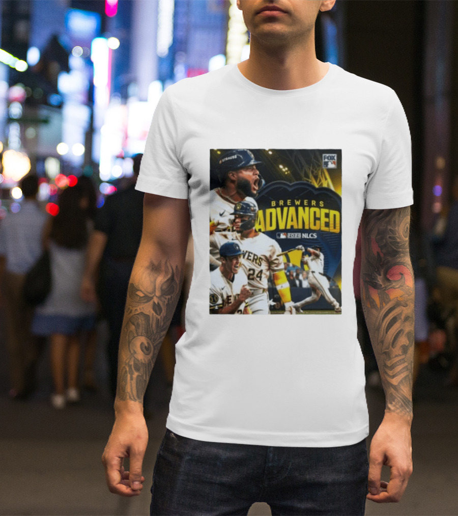 Brewers Advanced 2026 NLCS MLB Fox T-Shirt
