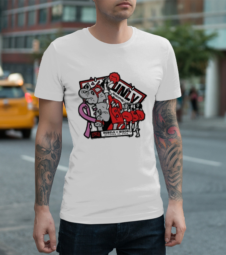UNLV Rebels Vs Bison Homecoming October 10 2026 T-Shirt