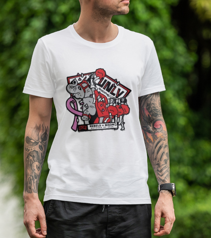 UNLV Rebels Vs Bison Homecoming October 10 2026 T-Shirt
