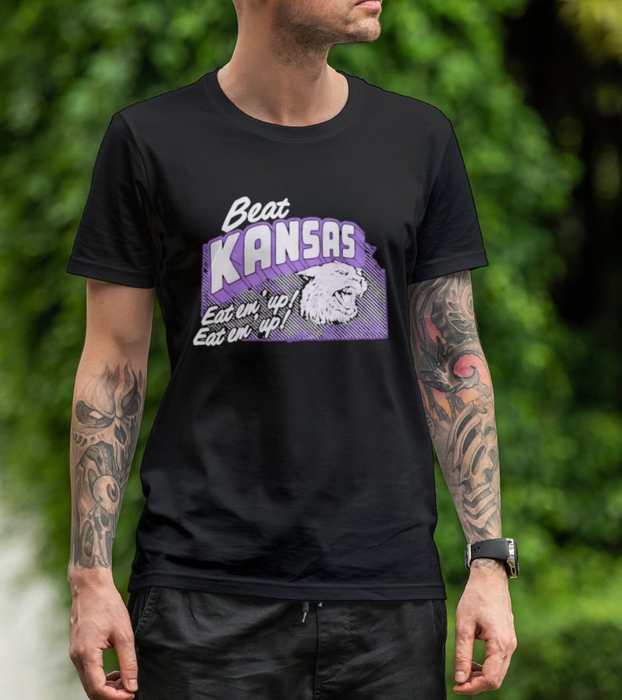 Beat Kansas Eat Em Up Eat Em Up Football Rivalry T-Shirt