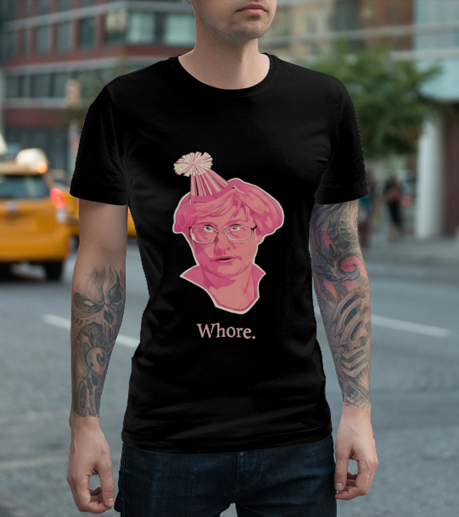Paula Deen Party Hat Whore Meme Celebrity T-Shirt