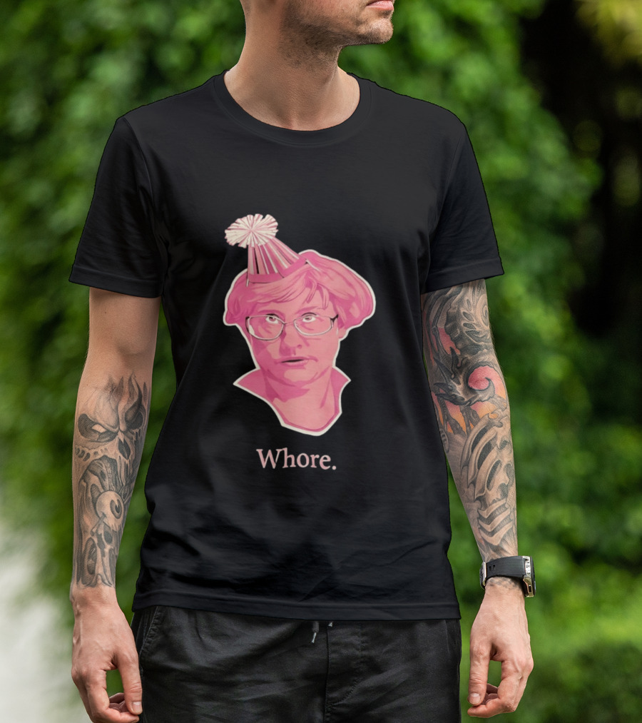 Paula Deen Party Hat Whore Meme Celebrity T-Shirt