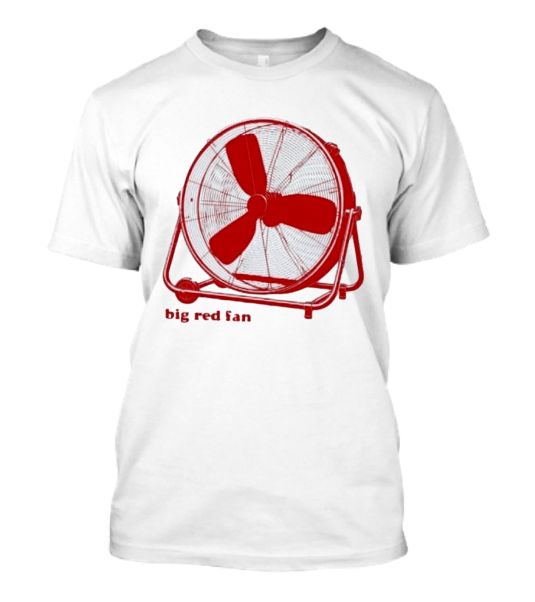 Big Red Fan Minimalist T-Shirt