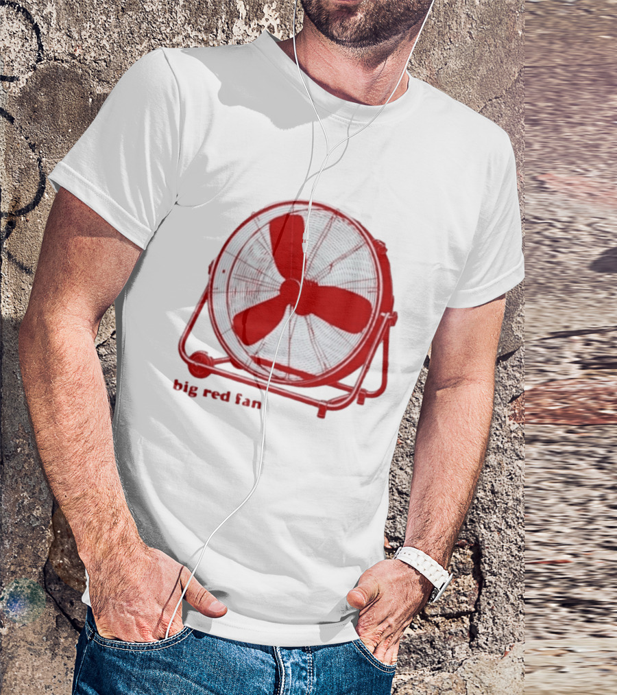 Big Red Fan Minimalist T-Shirt