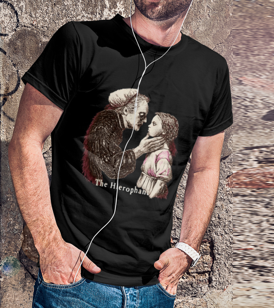 Hierophant Tarot Card Occult Esoteric Divination T-Shirt