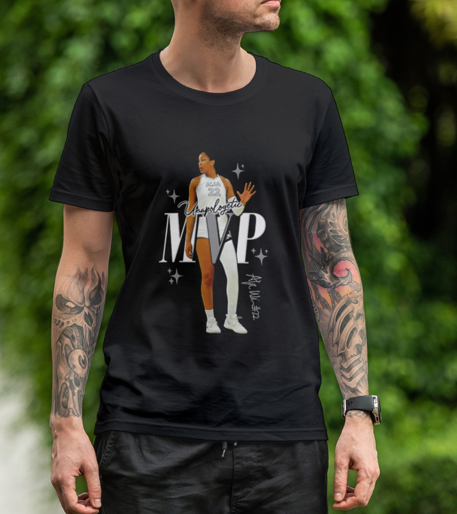 Unapologetic MVP Aja Wilson Las Vegas Aces WNBA T-Shirt