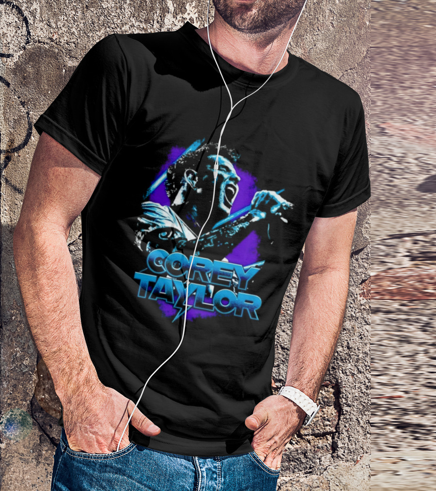 Corey Taylor Slipknot Live Performance Music T-Shirt