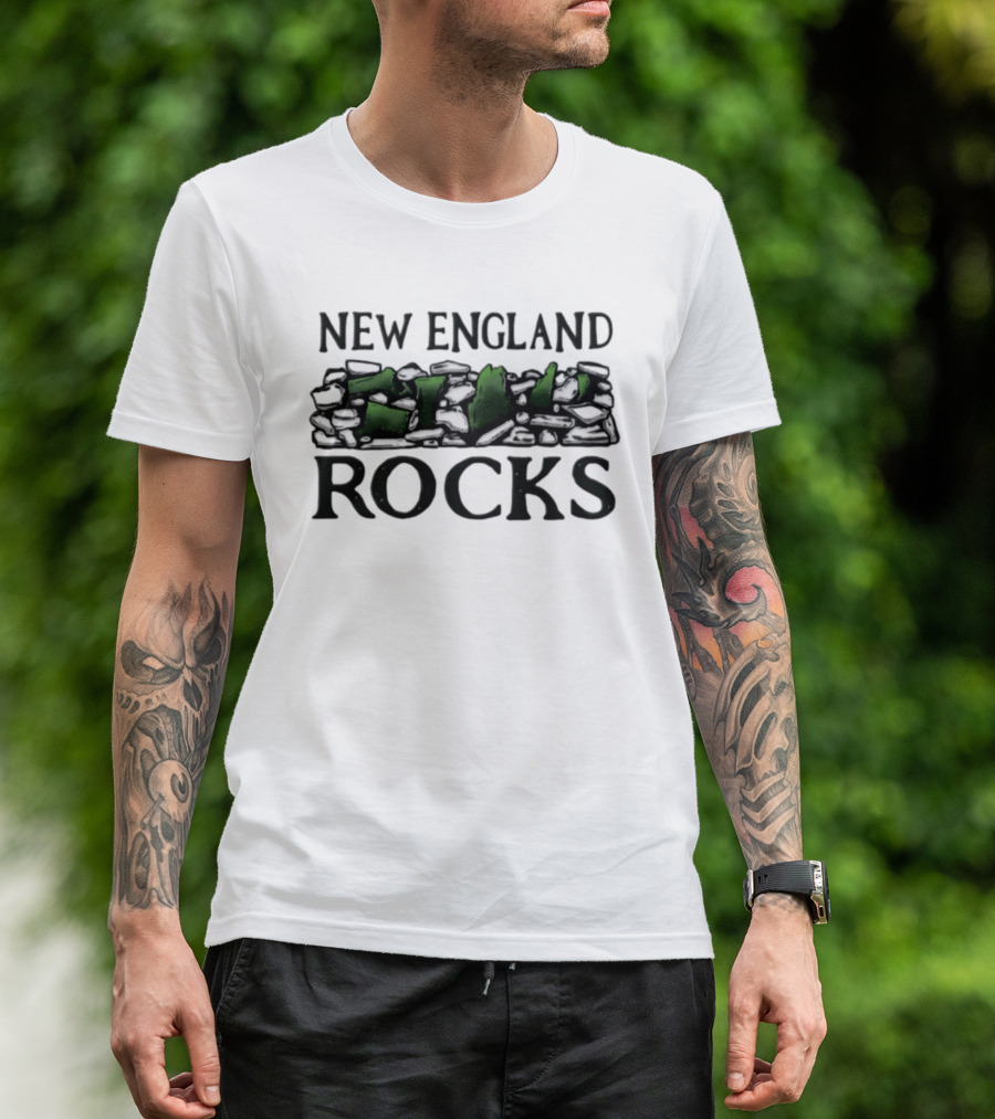 New England Rocks Stone Wall T-Shirt