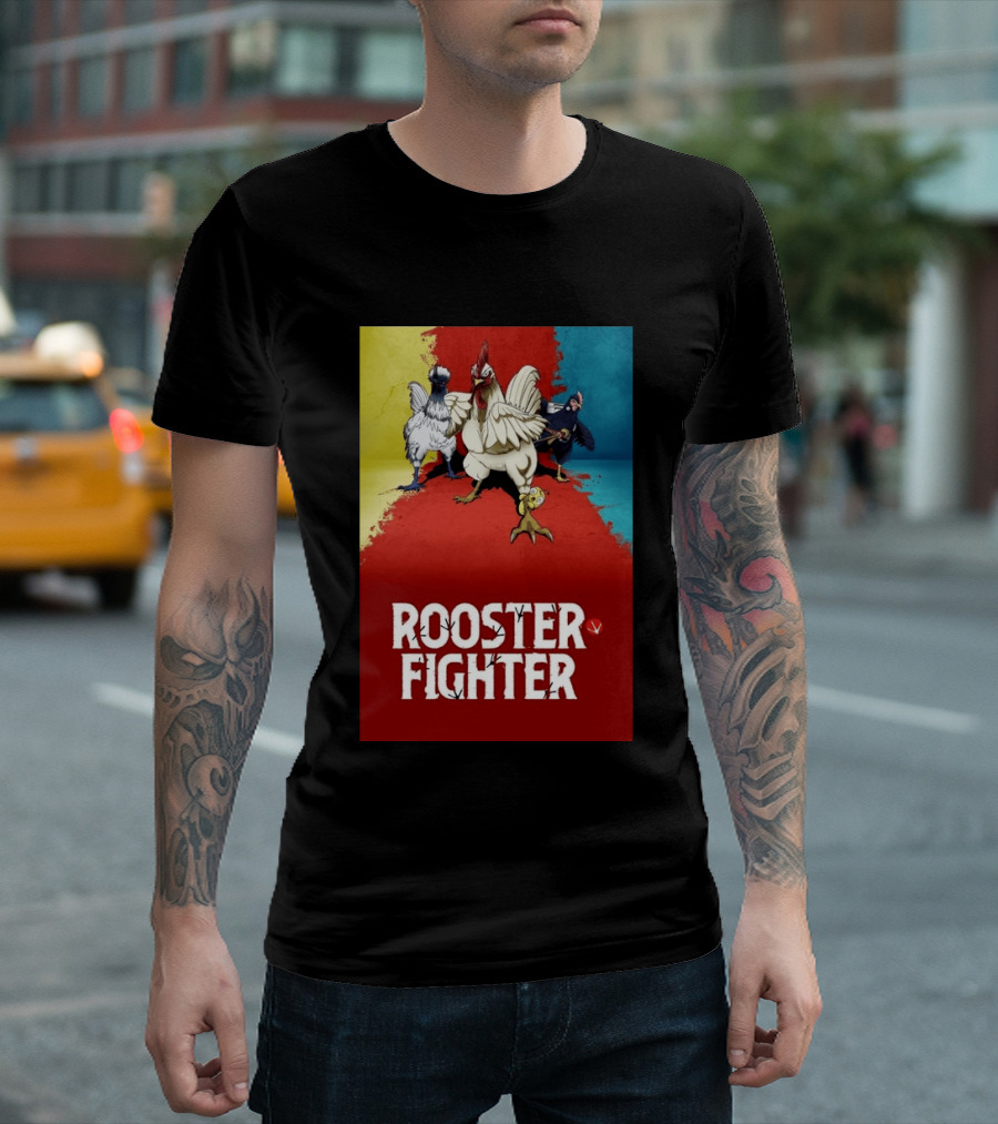 Keiji Rooster Fighter Manga Anime Adventures T-Shirt