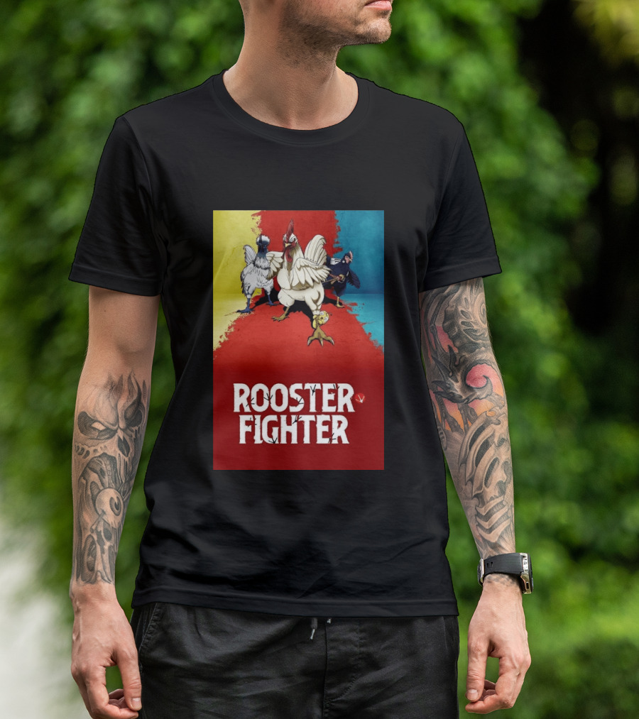 Keiji Rooster Fighter Manga Anime Adventures T-Shirt