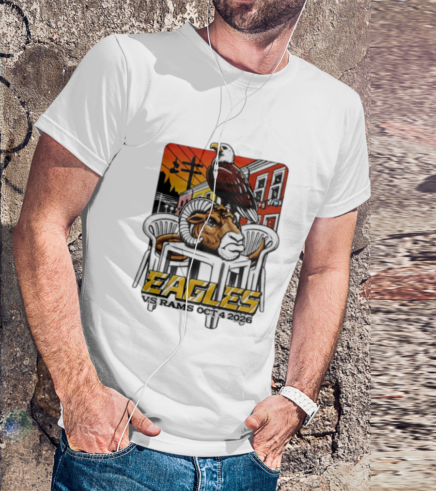 Eagles Vs Rams October 4 2026 Philadelphia Matchup T-Shirt