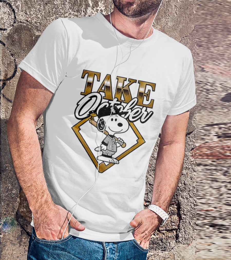 Snoopy Chicago White Sox Take October MLB Baseball T-Shirt
