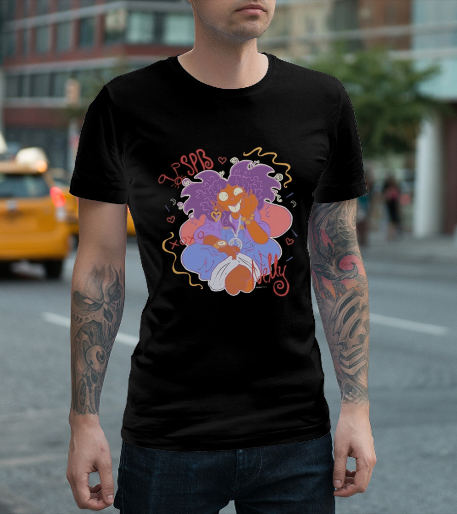 Nelly SPB XOXO 90s Cartoon Style Retro Charm T-Shirt