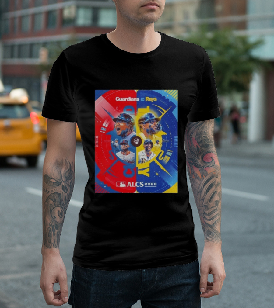 Guardians Vs Rays ALCS 2026 MLB Matchup T-Shirt