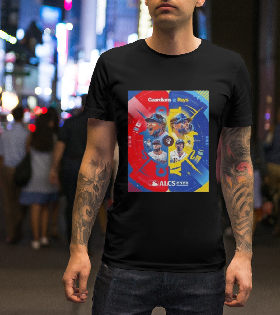 Guardians Vs Rays ALCS 2026 MLB Matchup T-Shirt