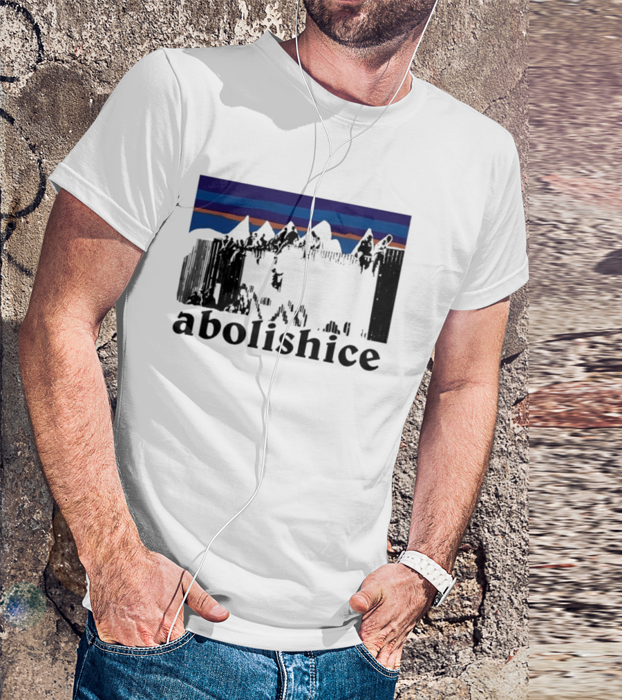 Abolish ICE Mountain Activism Scenic Protest T-Shirt