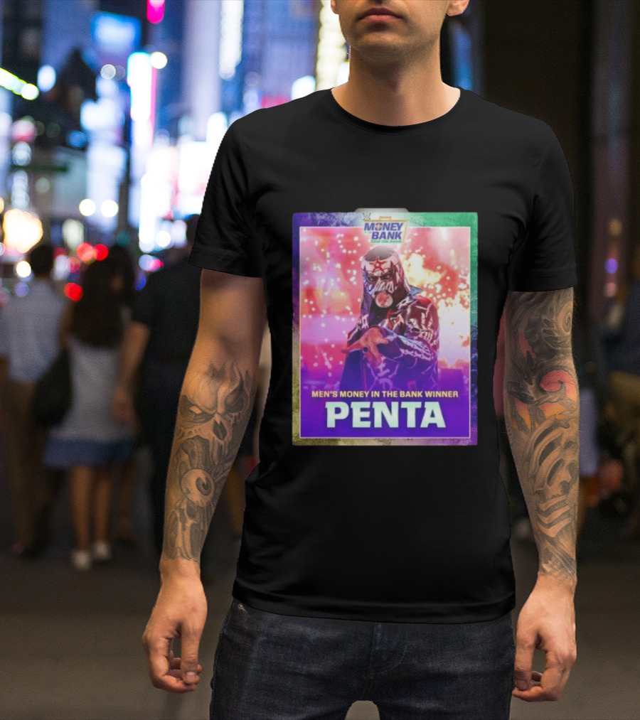 Penta Men's Money In The Bank Winner New Orleans Wrestler T-Shirt