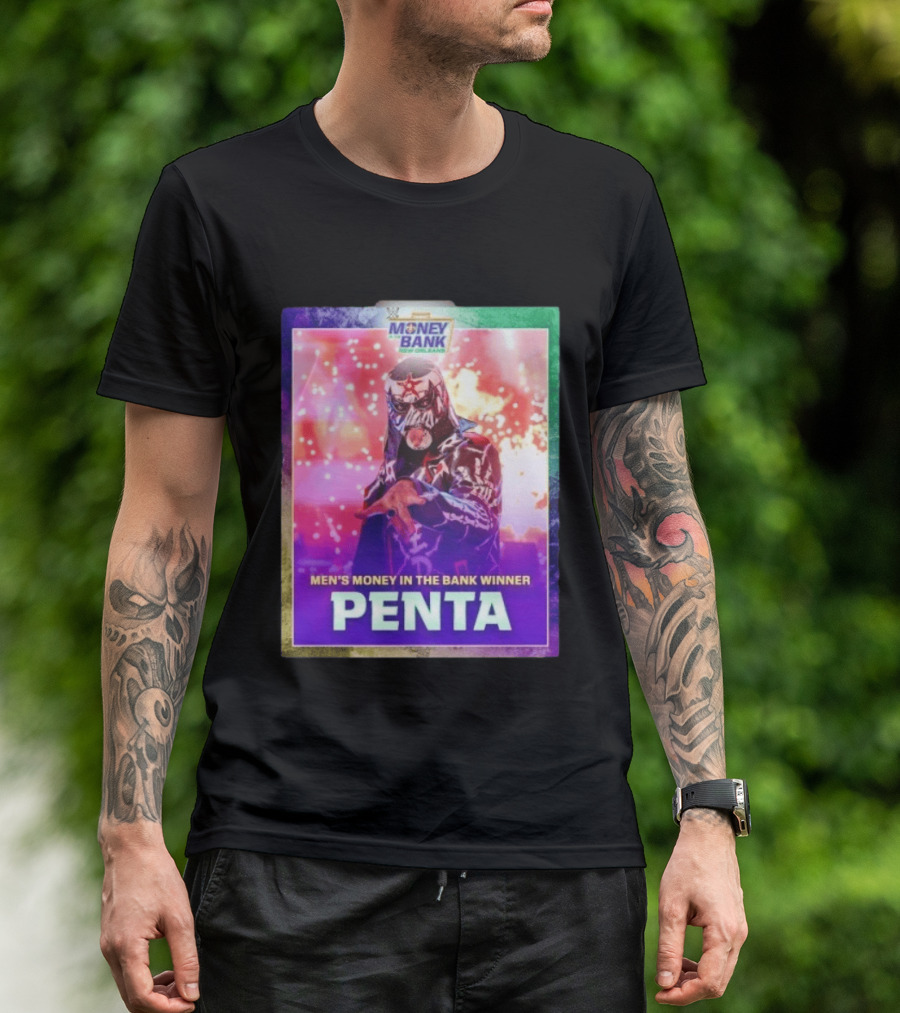 Penta Men's Money In The Bank Winner New Orleans Wrestler T-Shirt