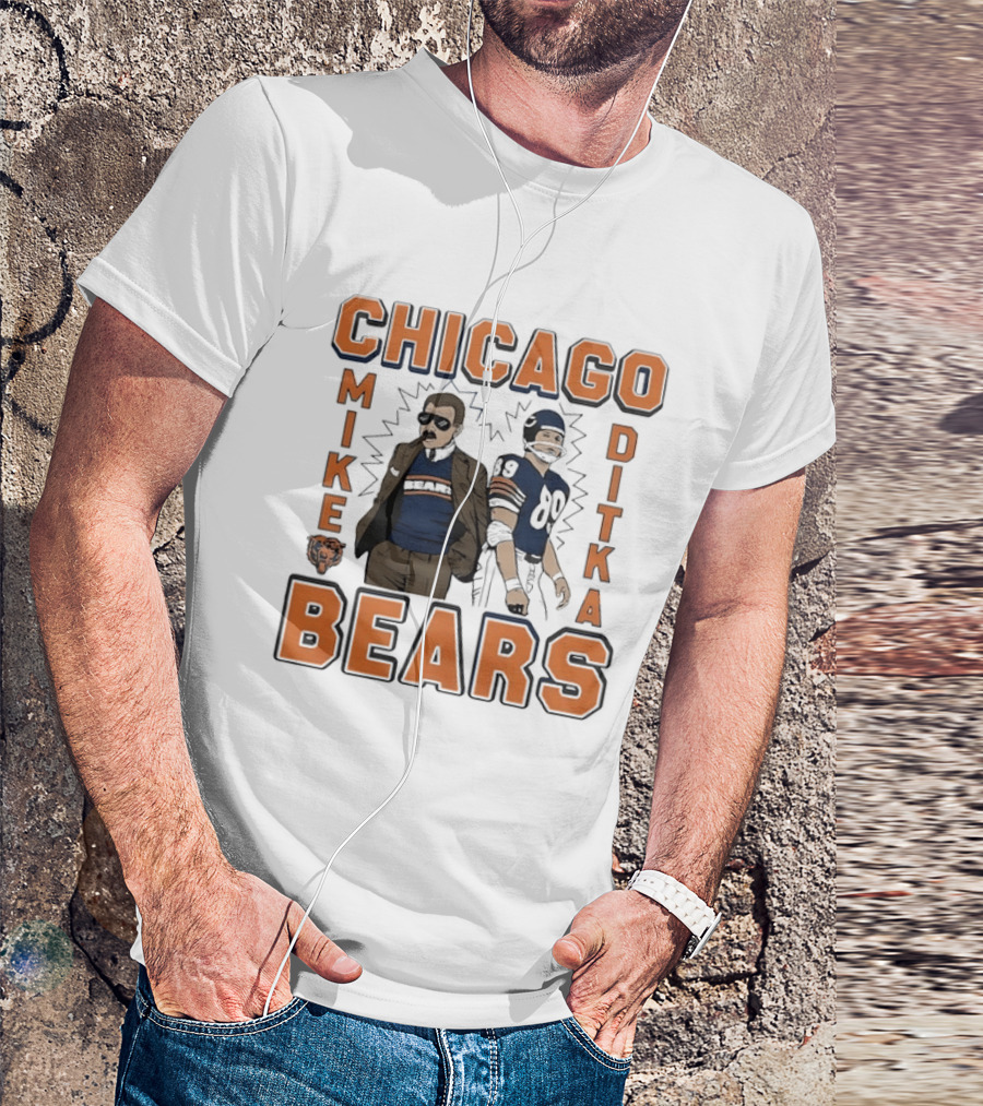 Chicago Bears Mike Ditka 89 Player T-Shirt