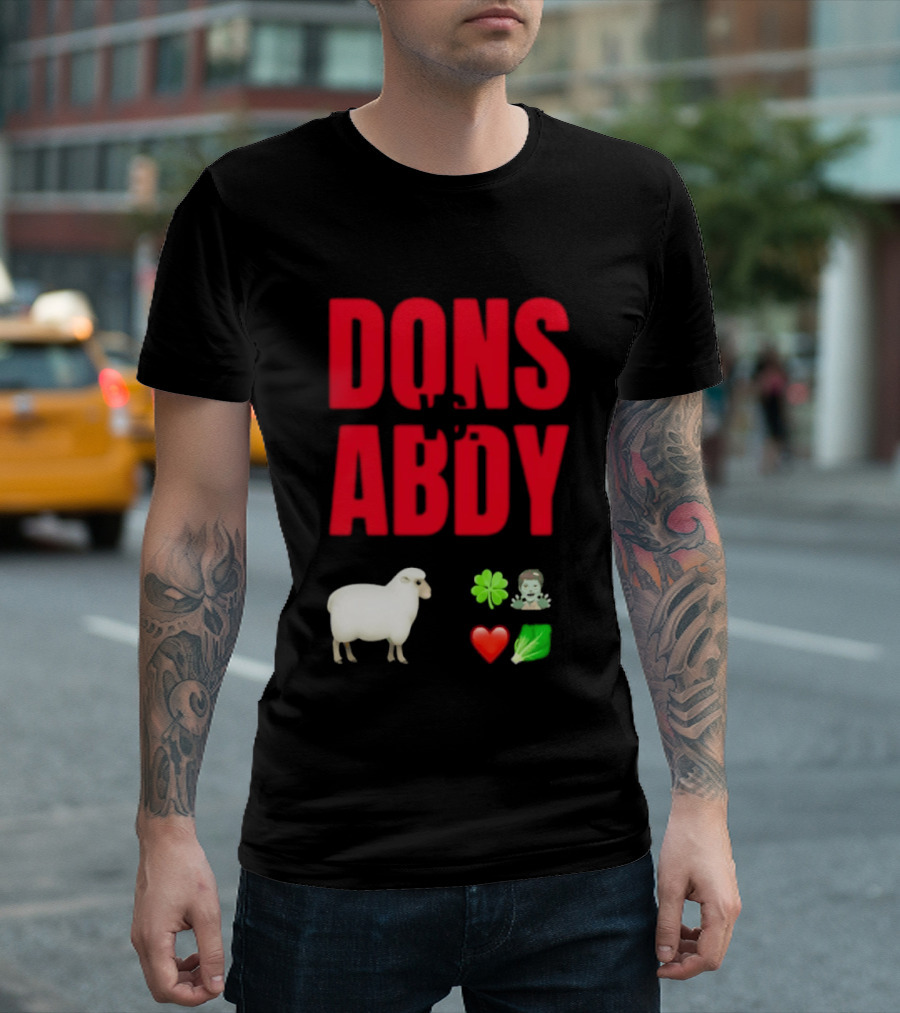 Dons Abdy Sheep Clover Zombie Heart Lettuce T-Shirt