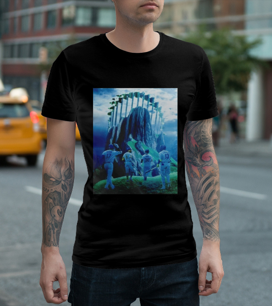 Shohei Ohtani Jackson Chourio Steven Kwan Junior Caminero MLB Fantasy Field Adventure T-Shirt