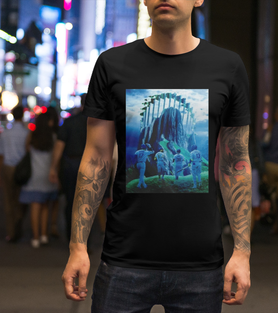 Shohei Ohtani Jackson Chourio Steven Kwan Junior Caminero MLB Fantasy Field Adventure T-Shirt