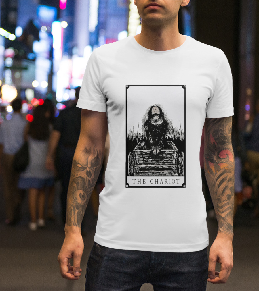 The Chariot Tarot Card Occult Divination Mystical Art Tarot Reading T-Shirt
