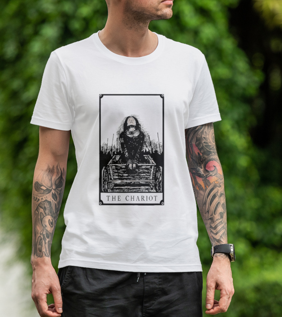 The Chariot Tarot Card Occult Divination Mystical Art Tarot Reading T-Shirt