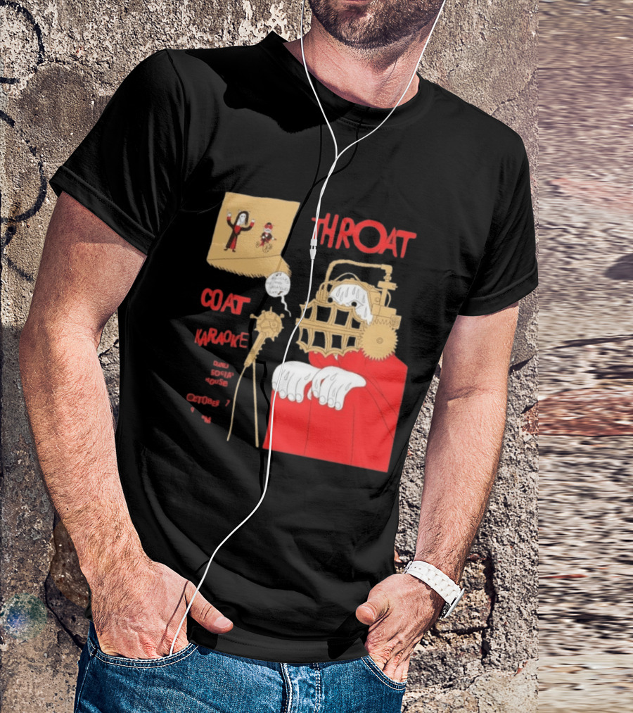 Throat Coat Karaoke Unique Style Danu Social House October 17 Fun T-Shirt