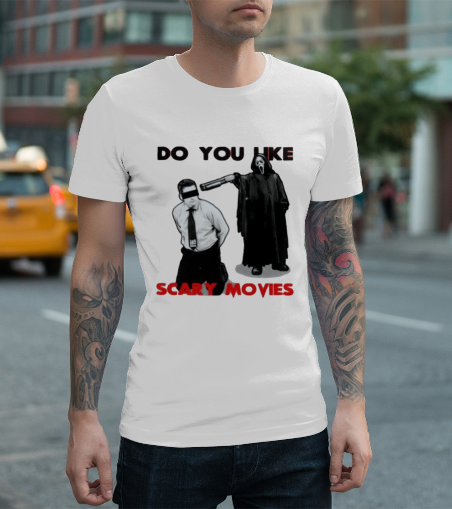 Ghostface Do You Like Scary Movies Bootleg T-Shirt