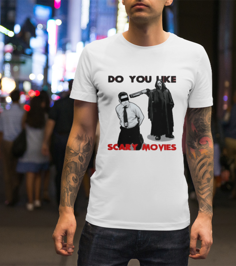 Ghostface Do You Like Scary Movies Bootleg T-Shirt