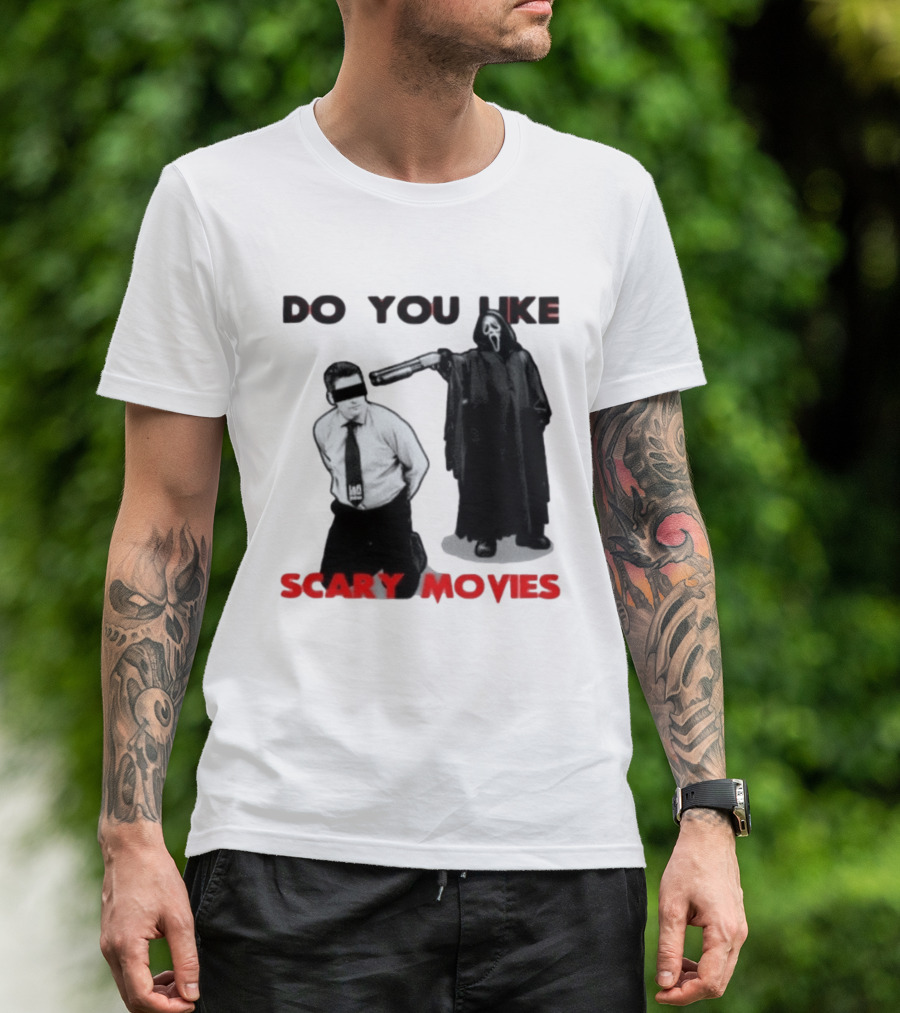 Ghostface Do You Like Scary Movies Bootleg T-Shirt