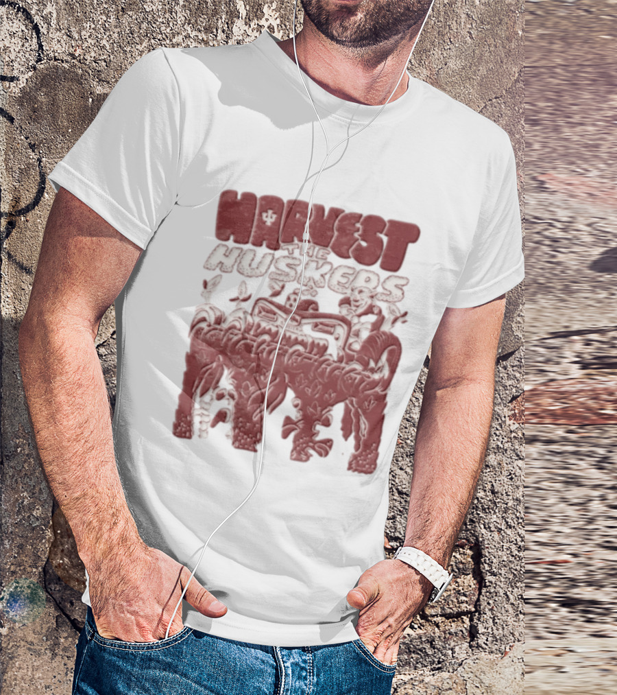 Harvest The Huskers Indiana Hoosiers Vs Nebraska Corn Battle T-Shirt