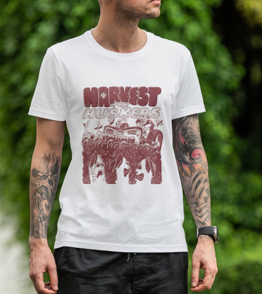 Harvest The Huskers Indiana Hoosiers Vs Nebraska Corn Battle T-Shirt
