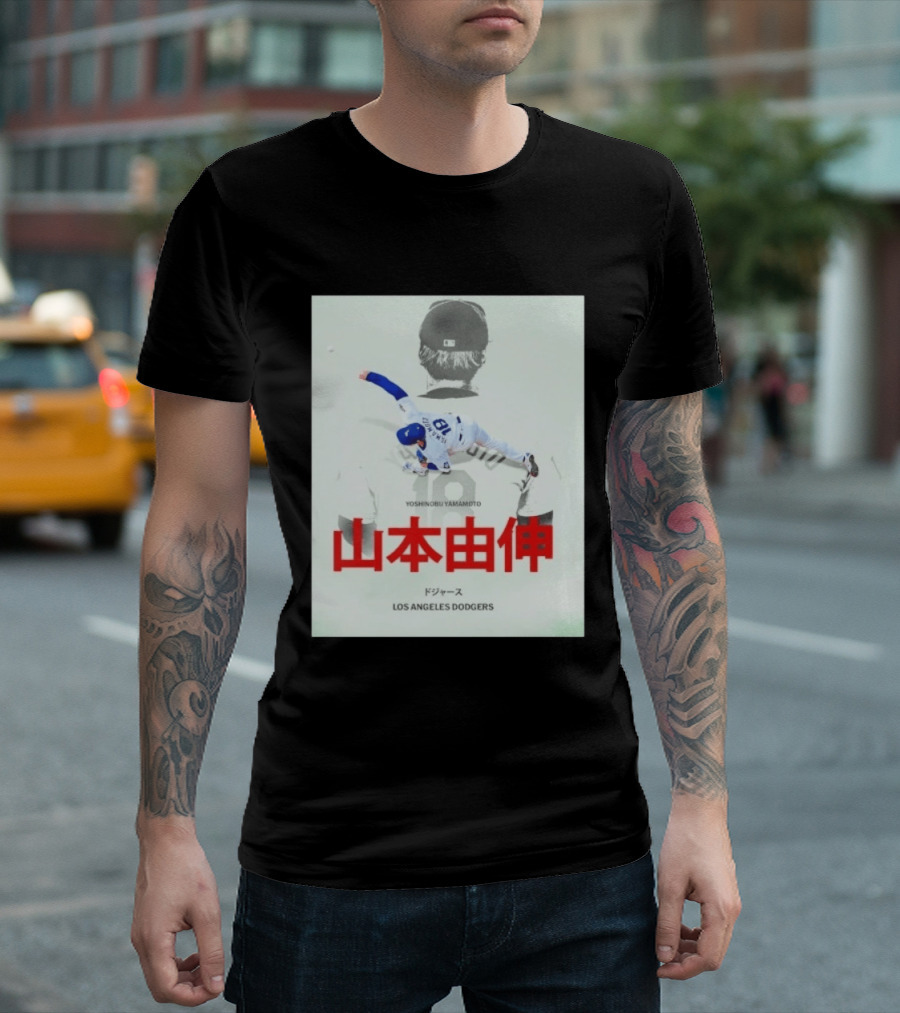 Yoshinobu Yamamoto No 18 Los Angeles Dodgers T-Shirt