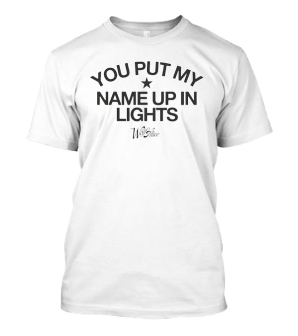 Wolf Alice You Put My Name Up In Lights Star T-Shirt